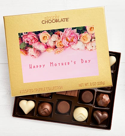 Mother's Day Flowers 19pc Chocolate Box